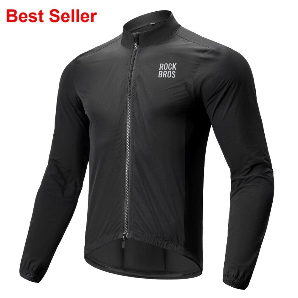 Breathable Cooling Lightweight Long Sleeve Cycling Jersey Windbreaker Jacket